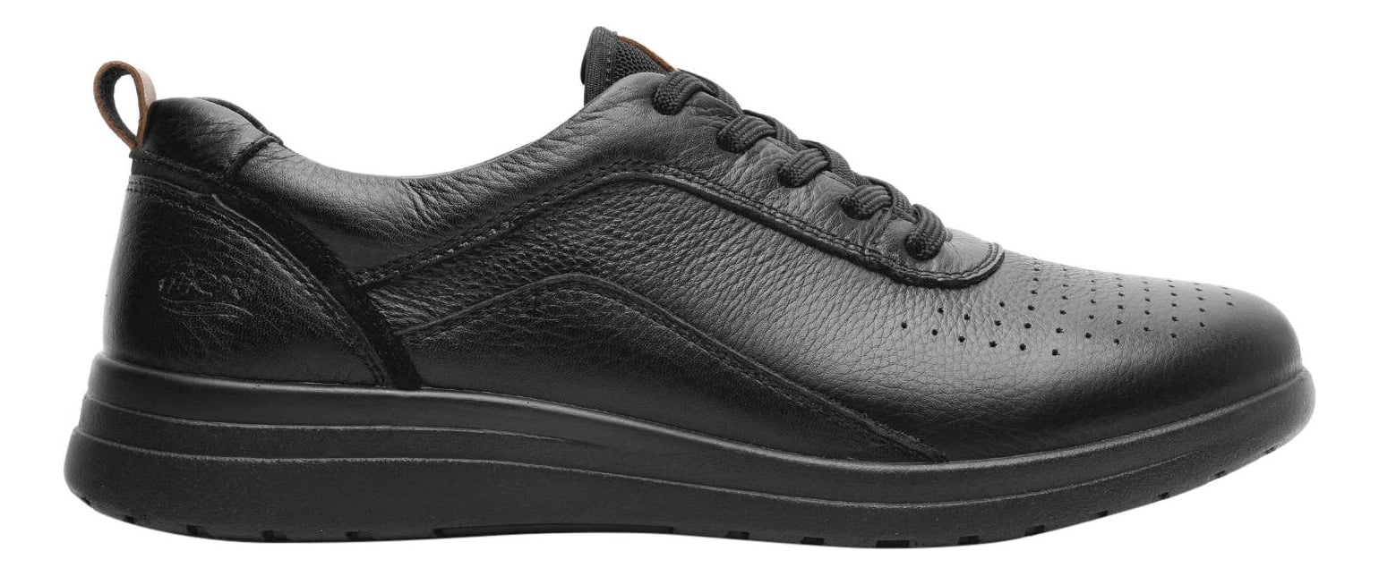 ZAPATILLAS MUJER FLEXI CASUALES NEGRO TRAVIATA CUERO 102015 - 1