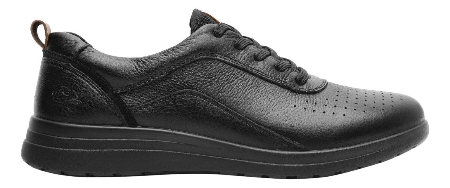ZAPATILLAS MUJER FLEXI CASUALES NEGRO TRAVIATA CUERO 102015 - 1