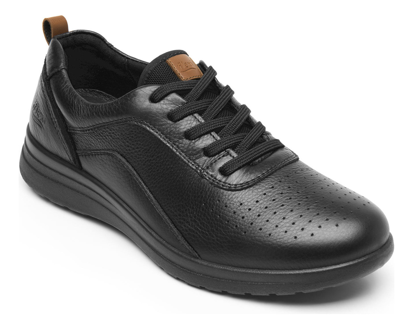 ZAPATILLAS MUJER FLEXI CASUALES NEGRO TRAVIATA CUERO 102015 - 2