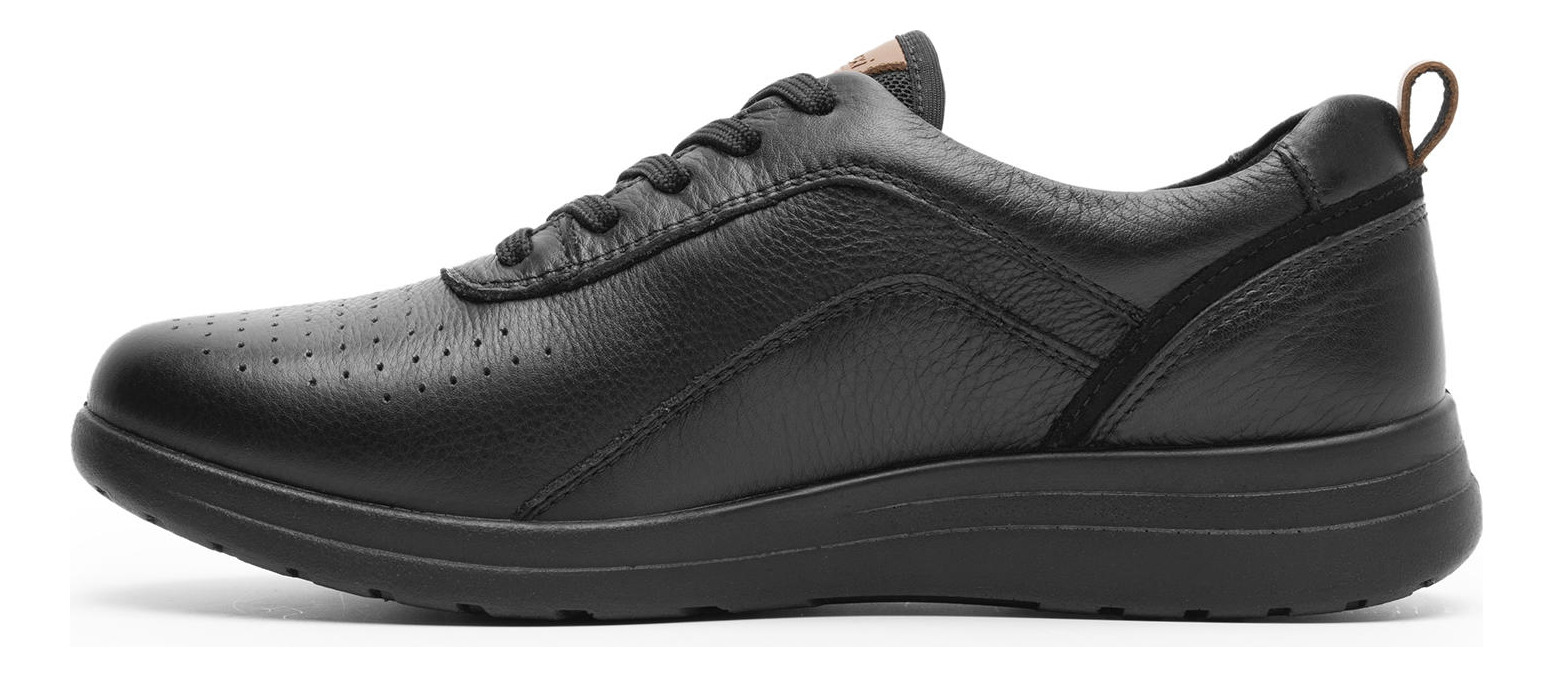 ZAPATILLAS MUJER FLEXI CASUALES NEGRO TRAVIATA CUERO 102015 - 3
