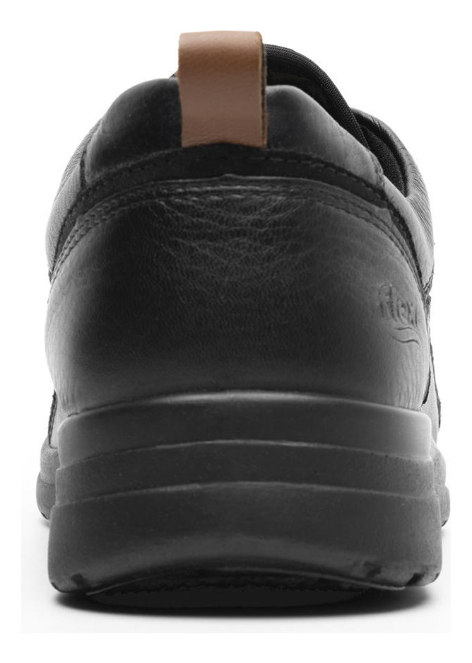 ZAPATILLAS MUJER FLEXI CASUALES NEGRO TRAVIATA CUERO 102015 - 4