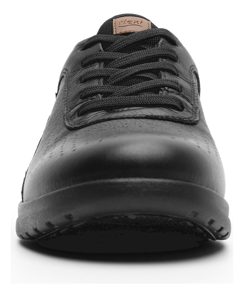 ZAPATILLAS MUJER FLEXI CASUALES NEGRO TRAVIATA CUERO 102015 - 5