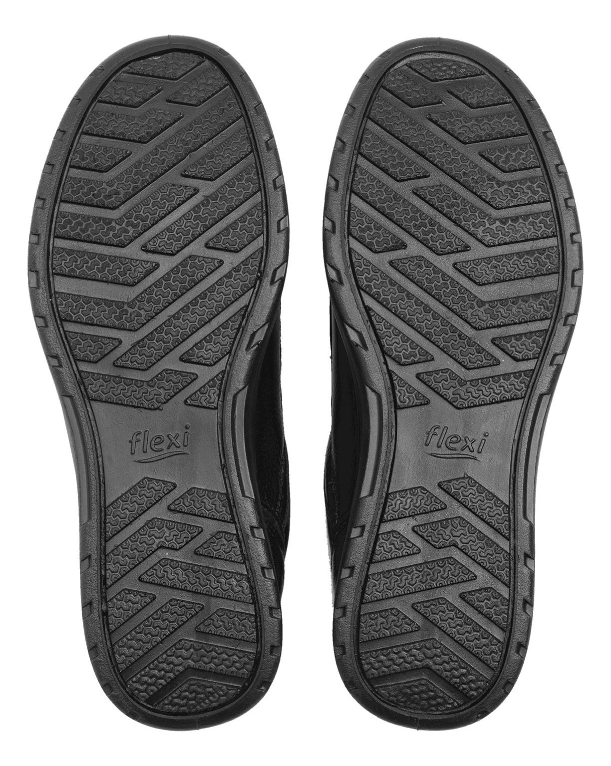 ZAPATILLAS MUJER FLEXI CASUALES NEGRO TRAVIATA CUERO 102015 - 7