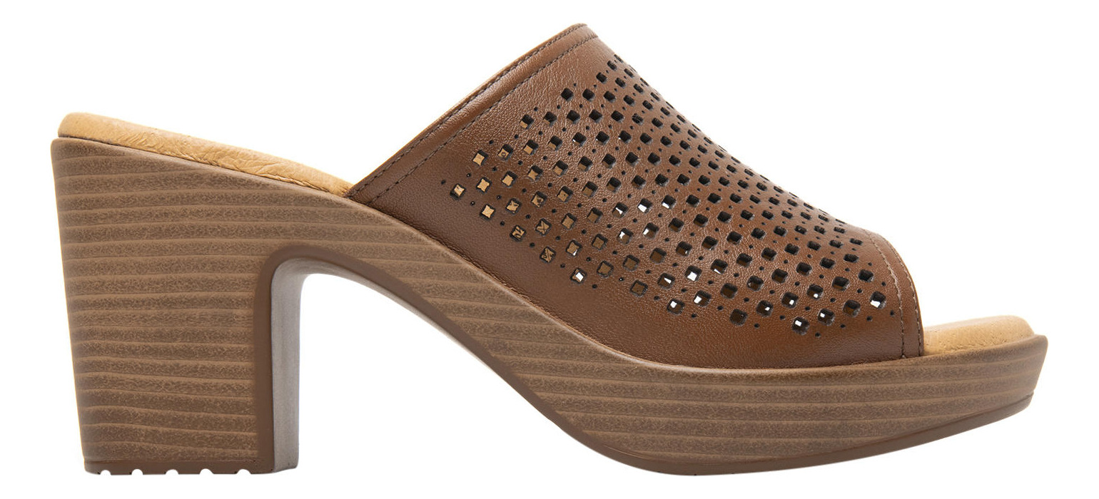 SANDALIAS MUJER FLEXI CUERO CAFÉ LORY 102920 - 1