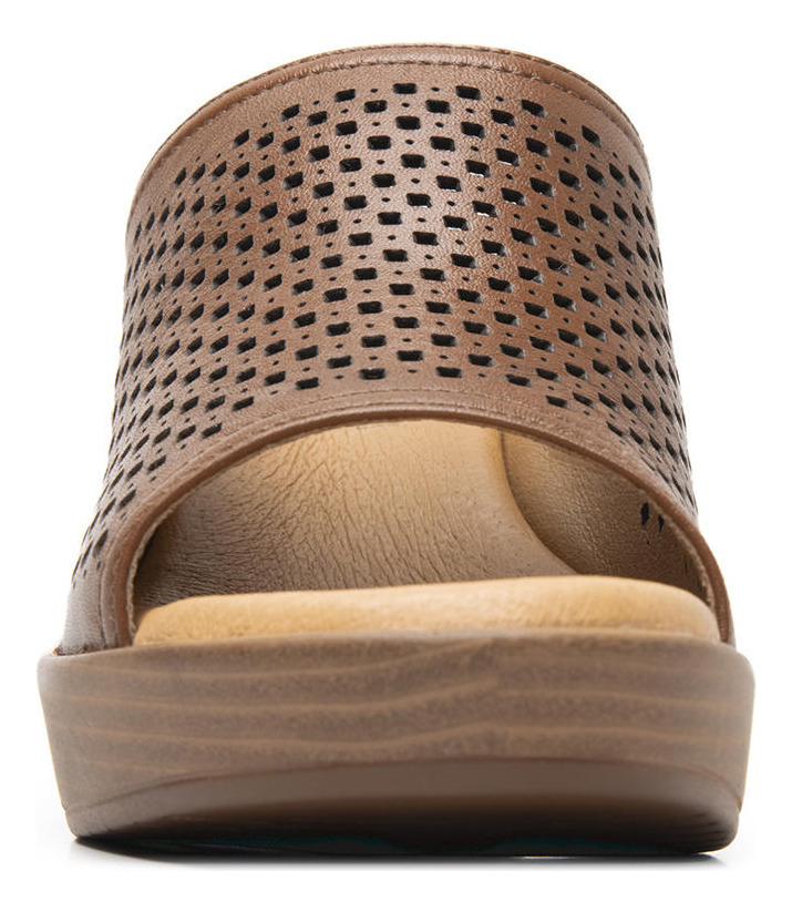 SANDALIAS MUJER FLEXI CUERO CAFÉ LORY 102920 - 4