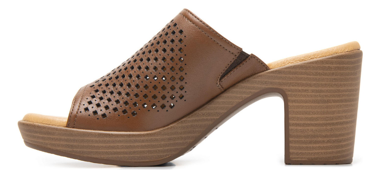 SANDALIAS MUJER FLEXI CUERO CAFÉ LORY 102920 - 5