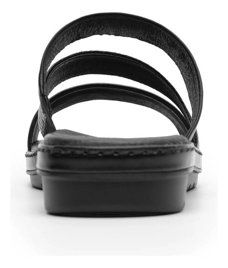 SANDALIAS MUJER FLEXI CUERO NEGRO PEONIA 100228 - 5