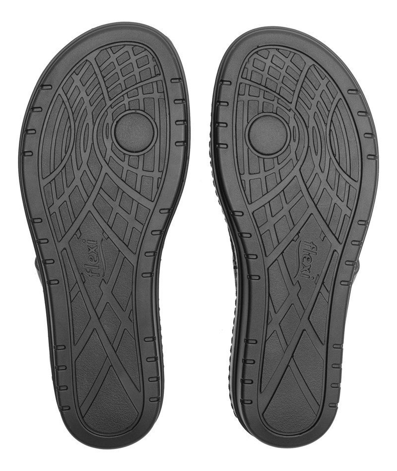 SANDALIAS MUJER FLEXI CUERO NEGRO PEONIA 100228 - 7