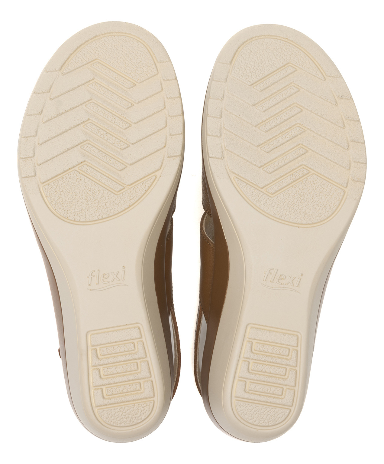 SANDALIAS MUJER FLEXI CUERO CAFÉ AMAPOLA 116009 - 7