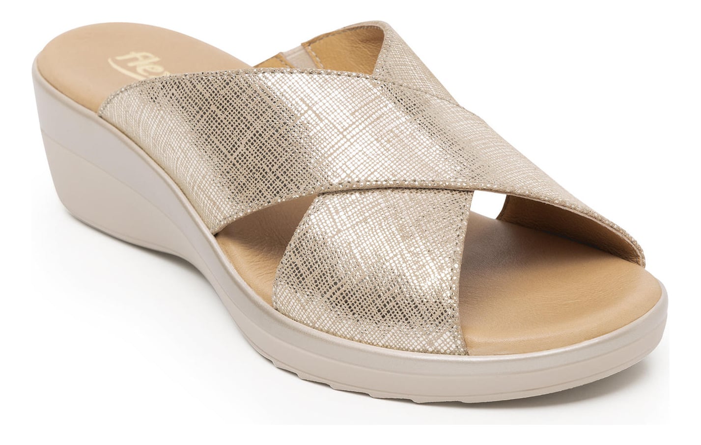SANDALIA MUJER AMAPOLA 116011 DORADA - 2