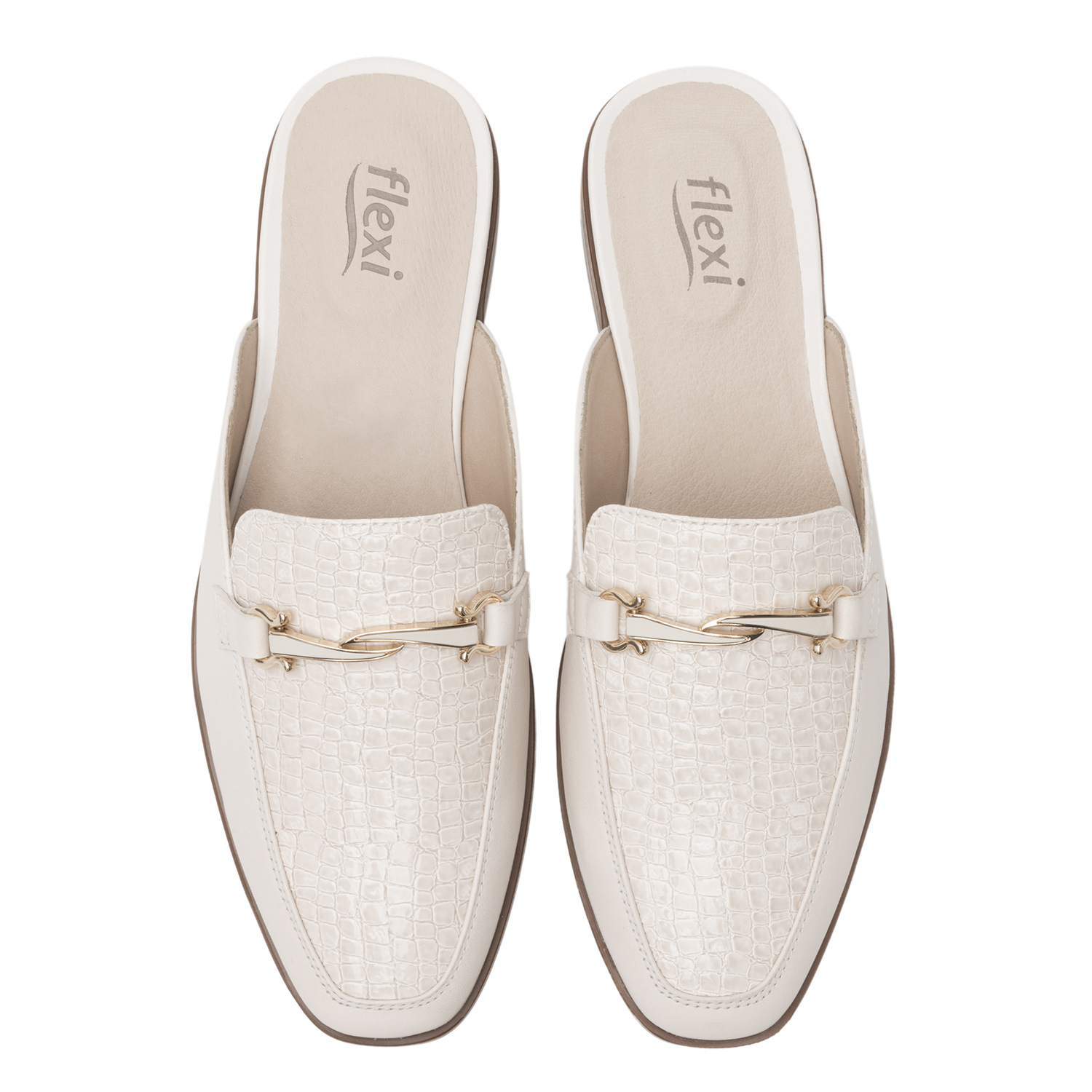 MOCASIN FLEXI MUJER HAYEK 126603 BLANCO ALGODON - 7