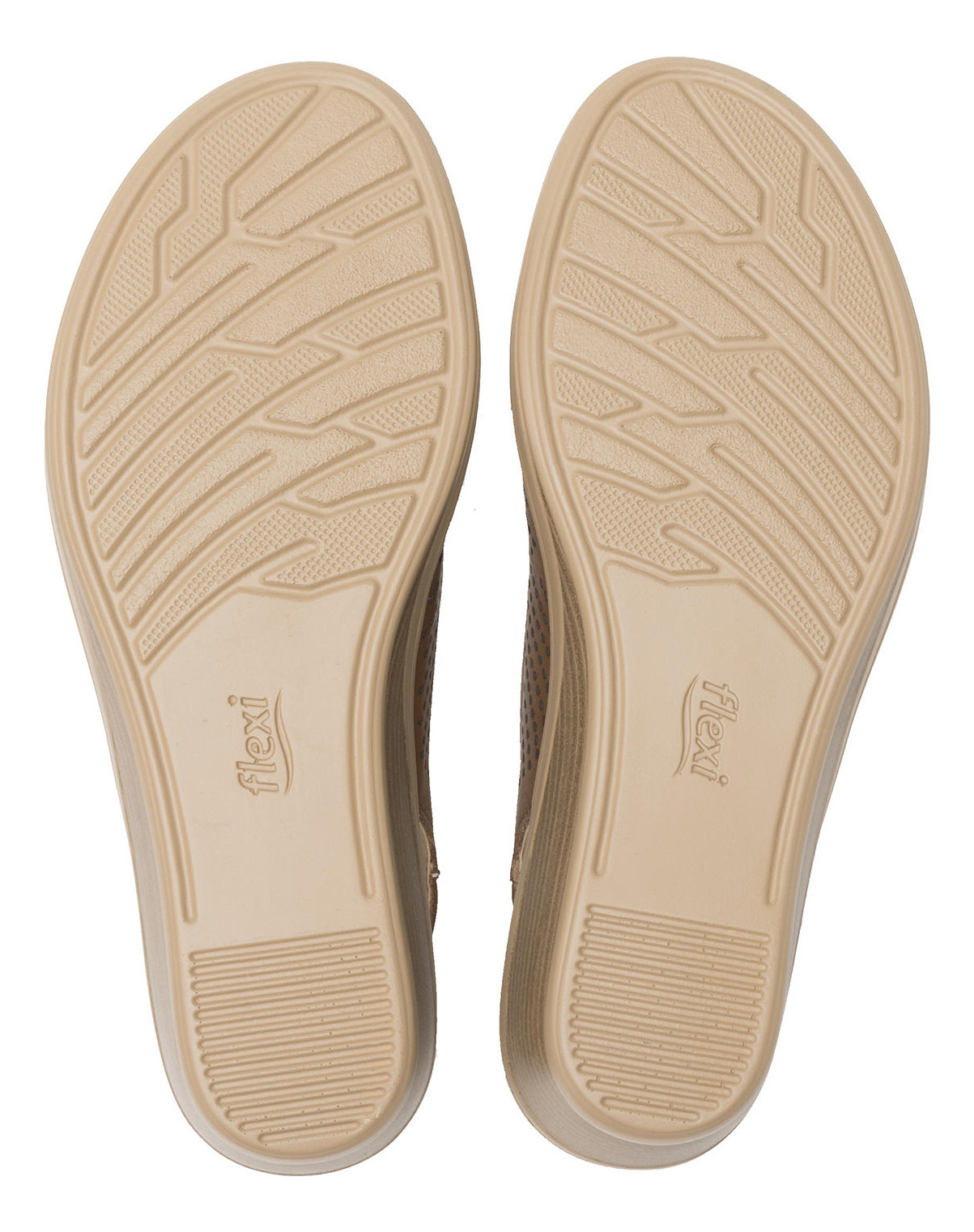 SANDALIAS MUJER FLEXI CUERO CAFÉ ZURA 123704 - 7