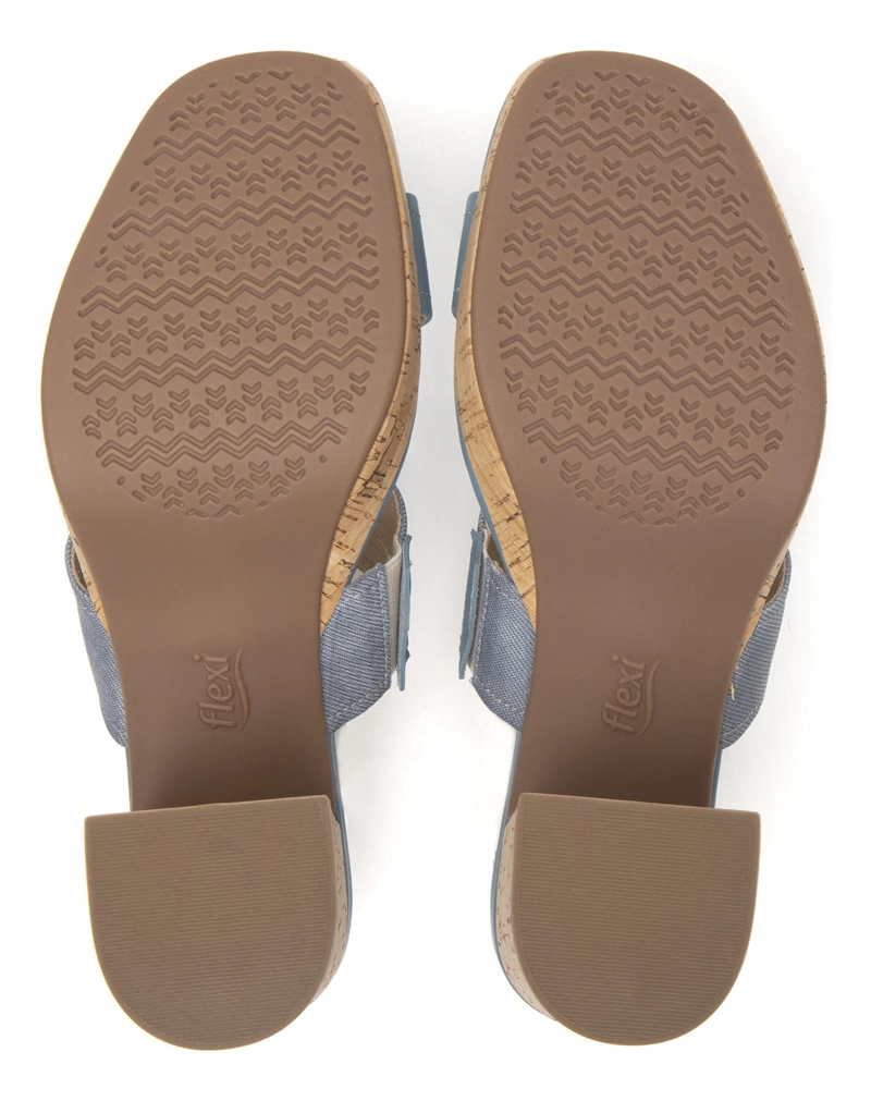 SANDALIAS MUJER FLEXI AZUL KADEISHA 123005 - 6