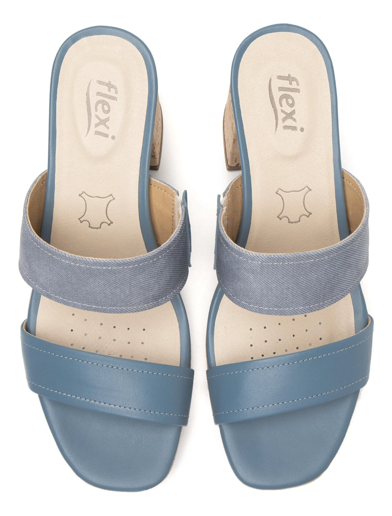 SANDALIAS MUJER FLEXI AZUL KADEISHA 123005 - 7