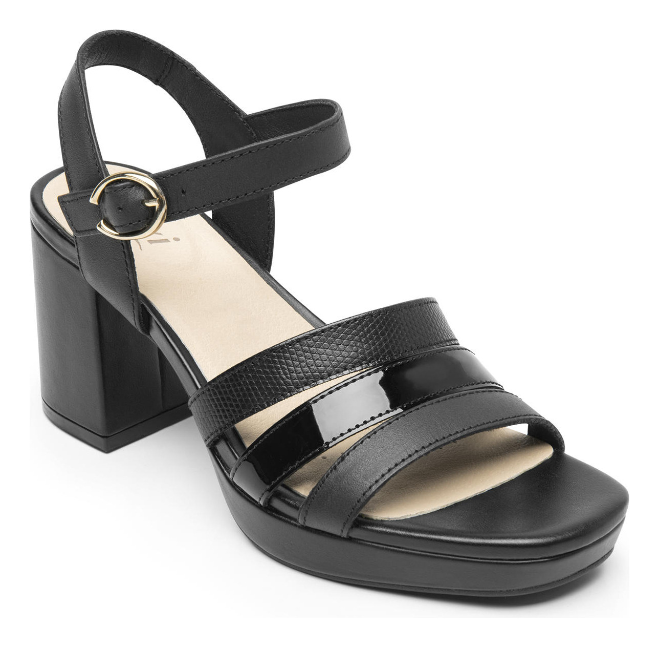 SANDALIA MUJER KADEISHA 123007 NEGRO - 3