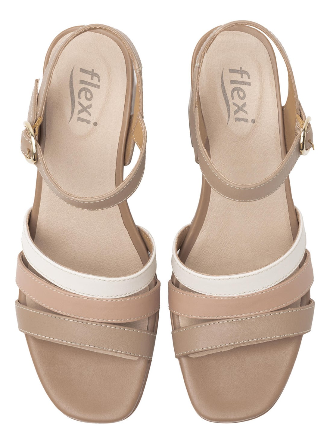 SANDALIA MUJER KADEISHA 123007 TAUPE - 6