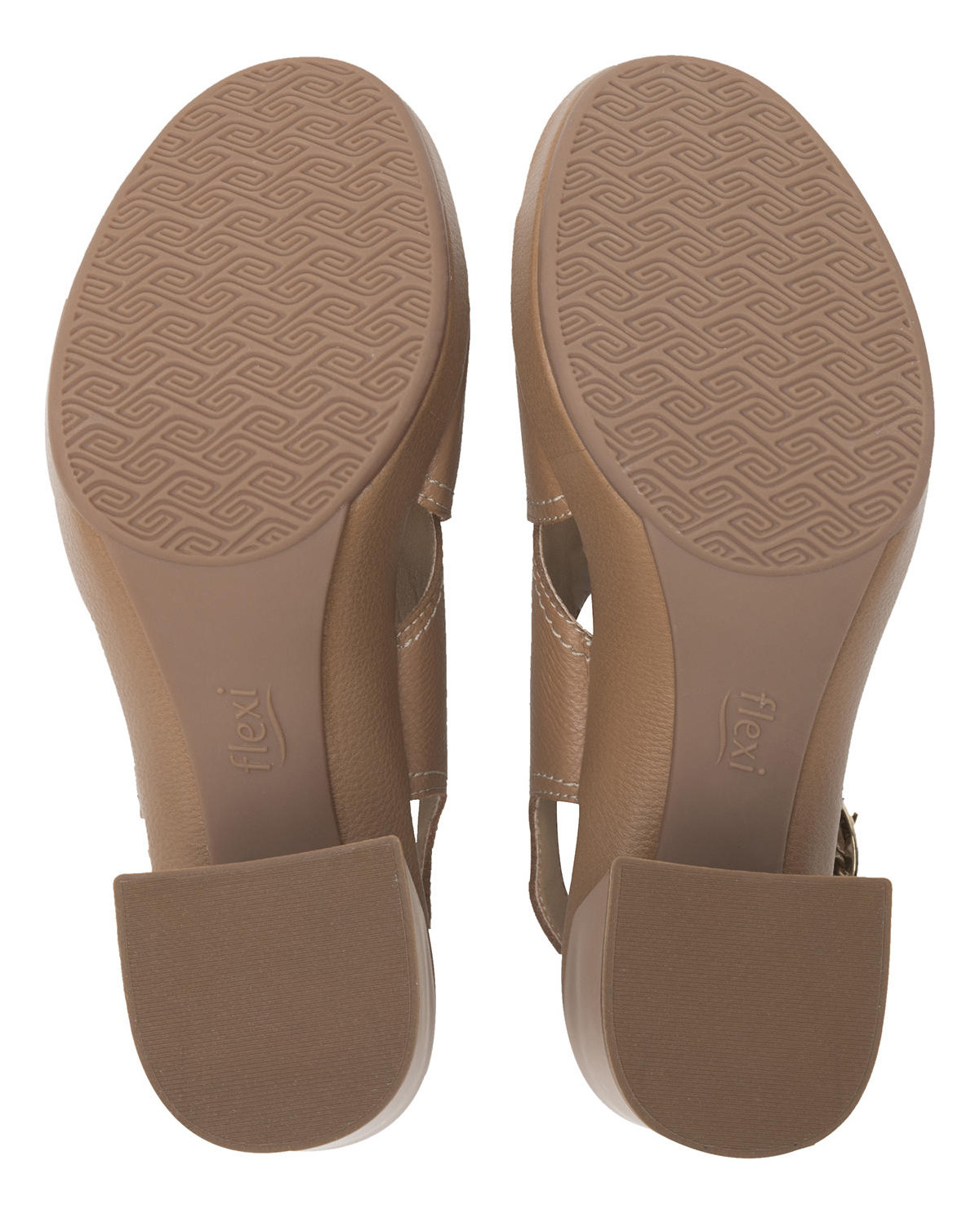 SANDALIAS MUJER FLEXI CUERO CAFÉ BIRGIT 122701 - 6