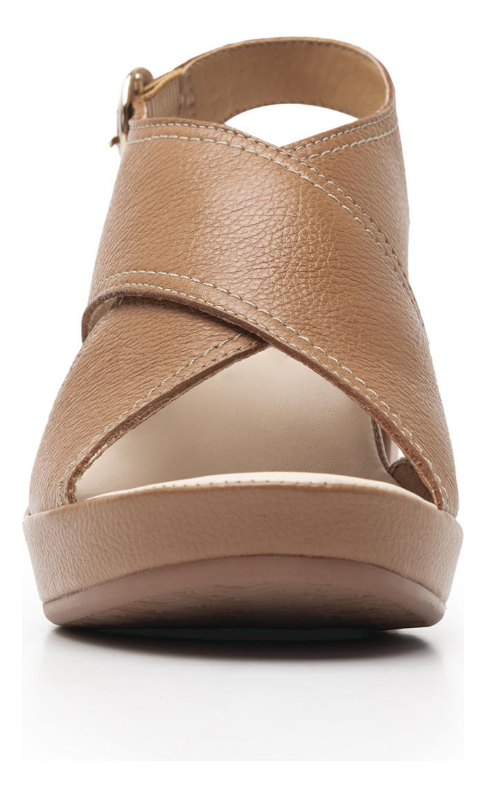 SANDALIAS MUJER FLEXI CUERO CAFÉ BIRGIT 122701 - 8