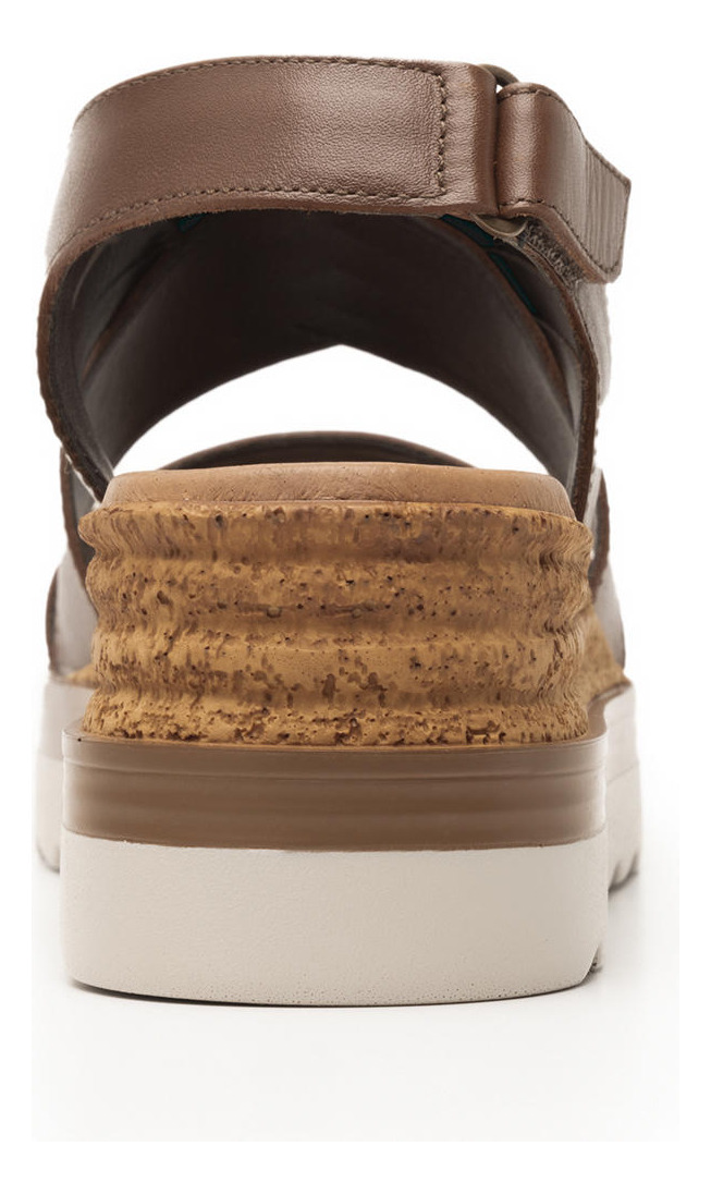 SANDALIAS MUJER FLEXI CUERO CAFÉ MANAUS 127702 - 8