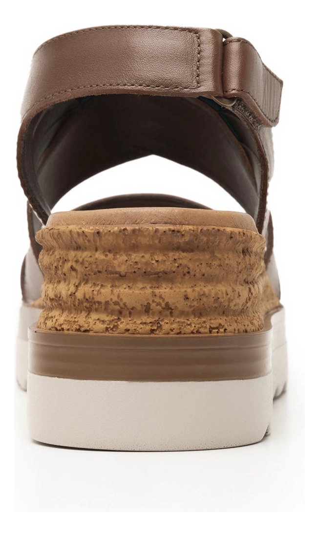 SANDALIAS MUJER FLEXI CUERO CAFÉ MANAUS 127702 - 8