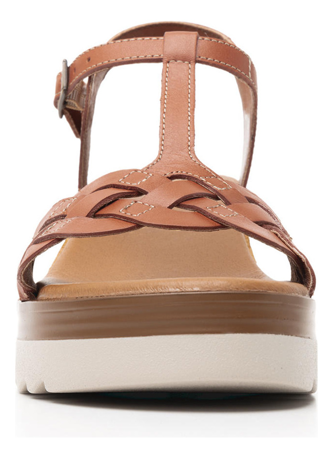SANDALIAS MUJER FLEXI CUERO ROSA TERRACOTA MANAUS 127703 - 5