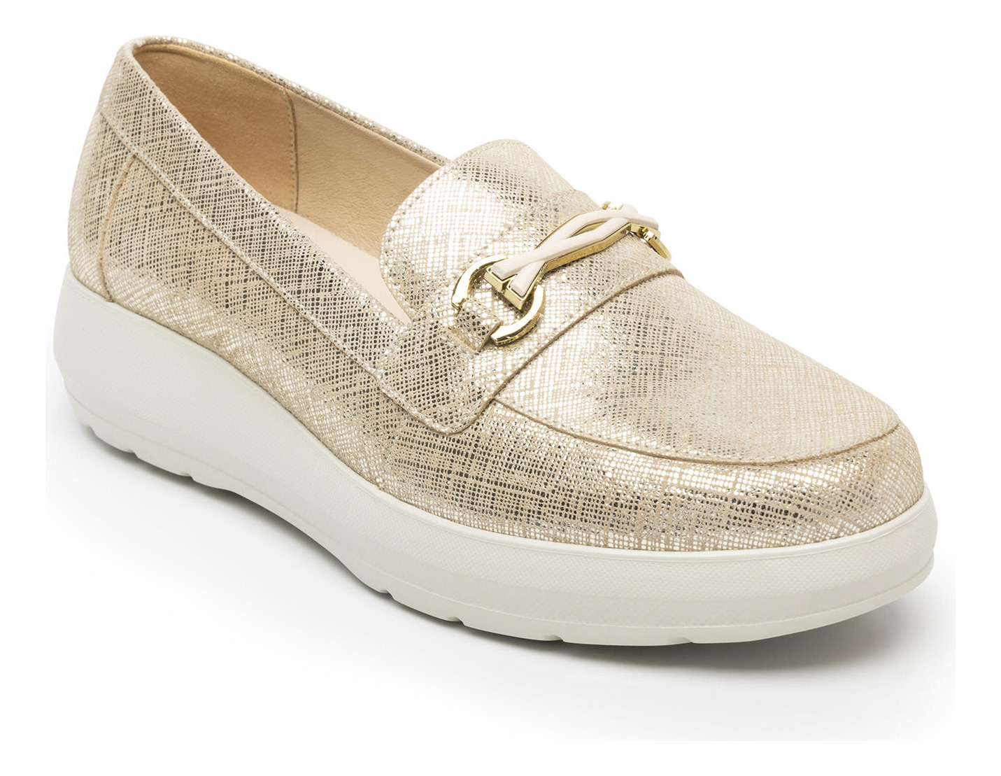 MOCASIN MUJER EDITH 126706 DORADA - 3