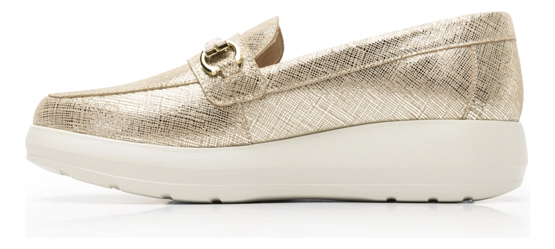 MOCASIN MUJER EDITH 126706 DORADA - 4