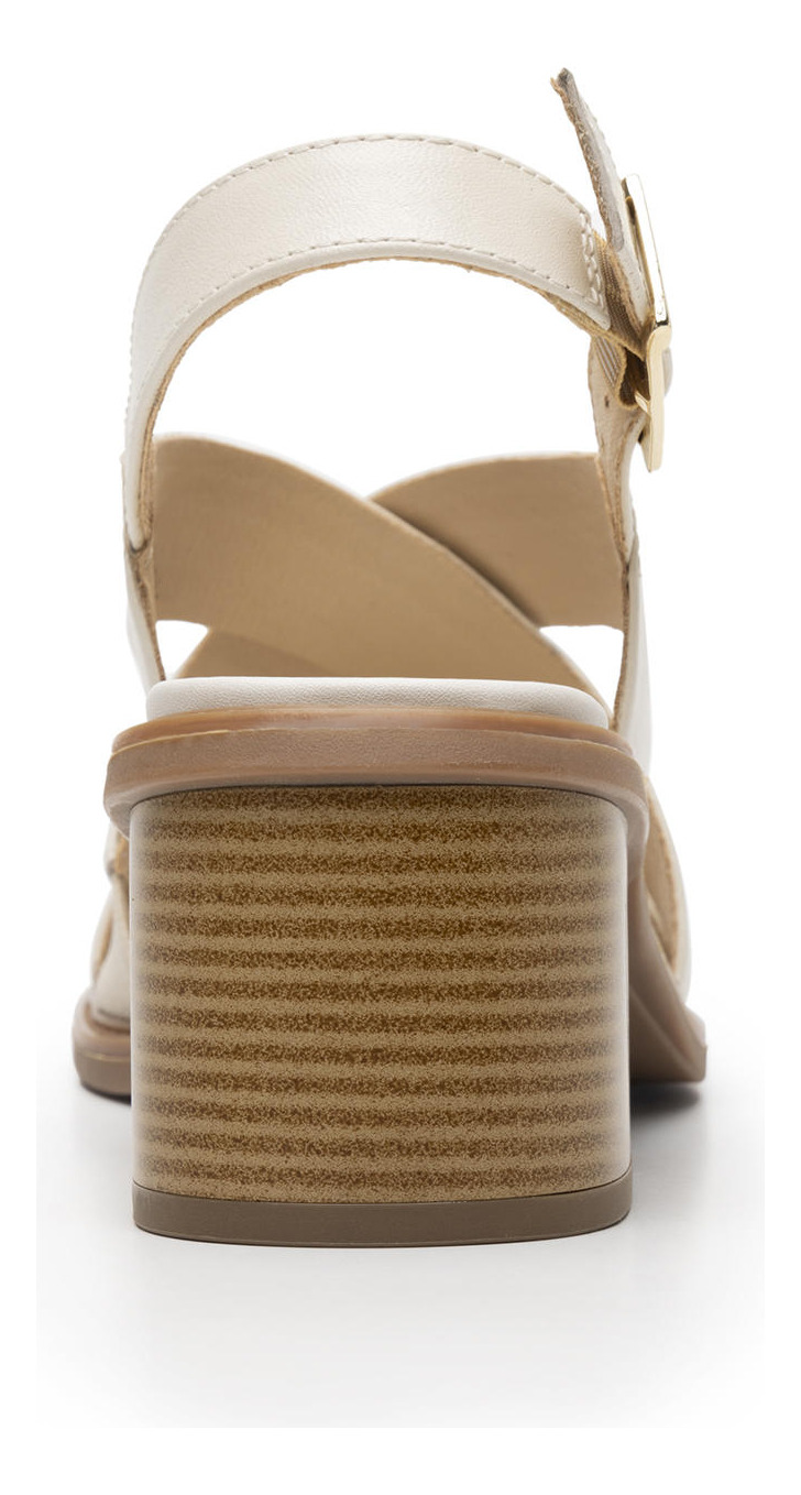 SANDALIAS MUJER FLEXI CUERO BLANCO ITACARE 128404 - 5