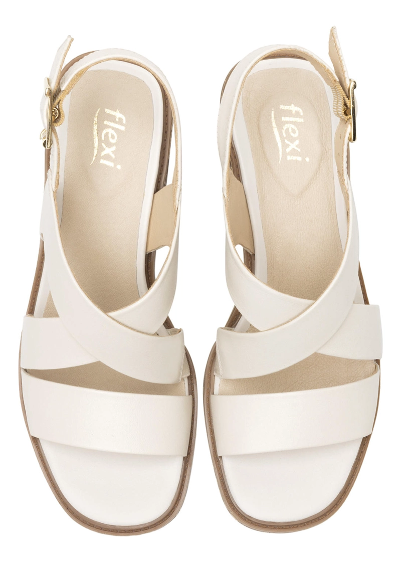 SANDALIA MUJER ITACARE 128404 BLANCO ALGODON - 6