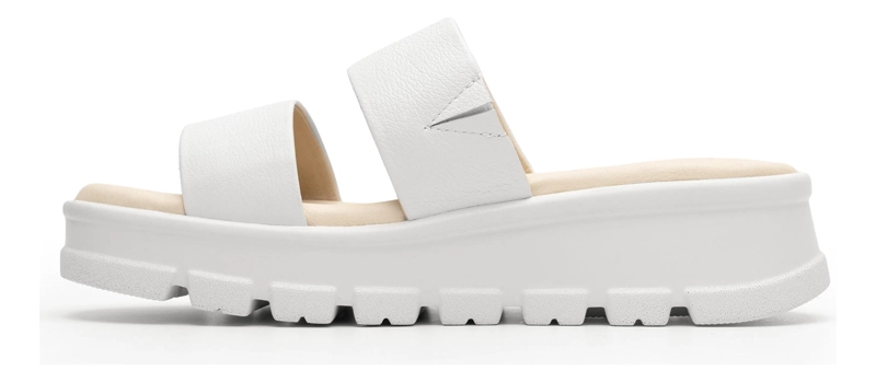 SANDALIAS MUJER FLEXI CUERO BLANCO LEXA 128506 - 3