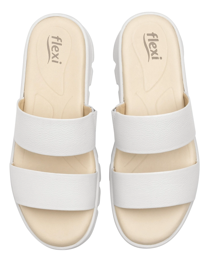 SANDALIAS MUJER FLEXI CUERO BLANCO LEXA 128506 - 6