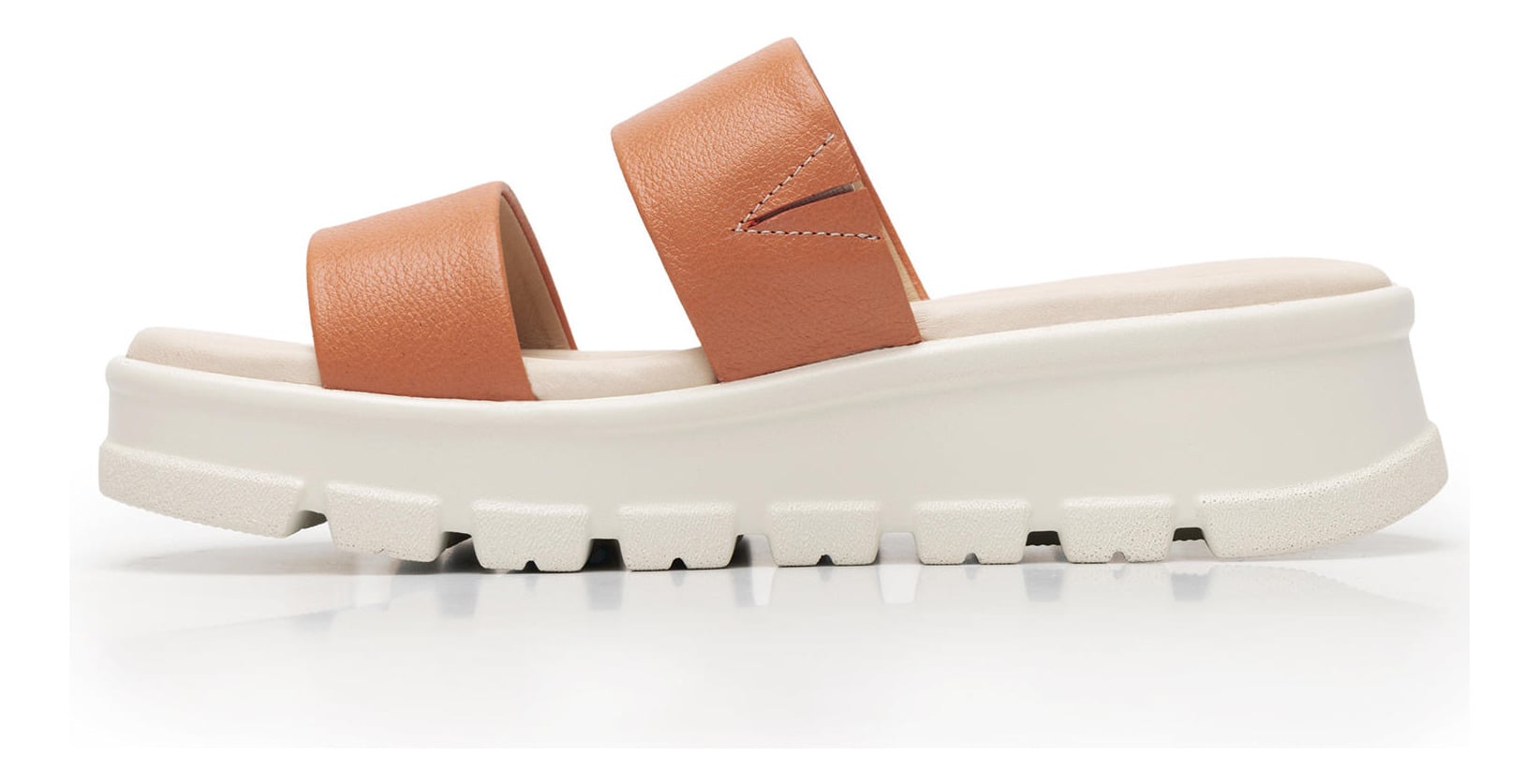 SANDALIAS MUJER FLEXI CUERO NARANJO LEXA 128506 - 4