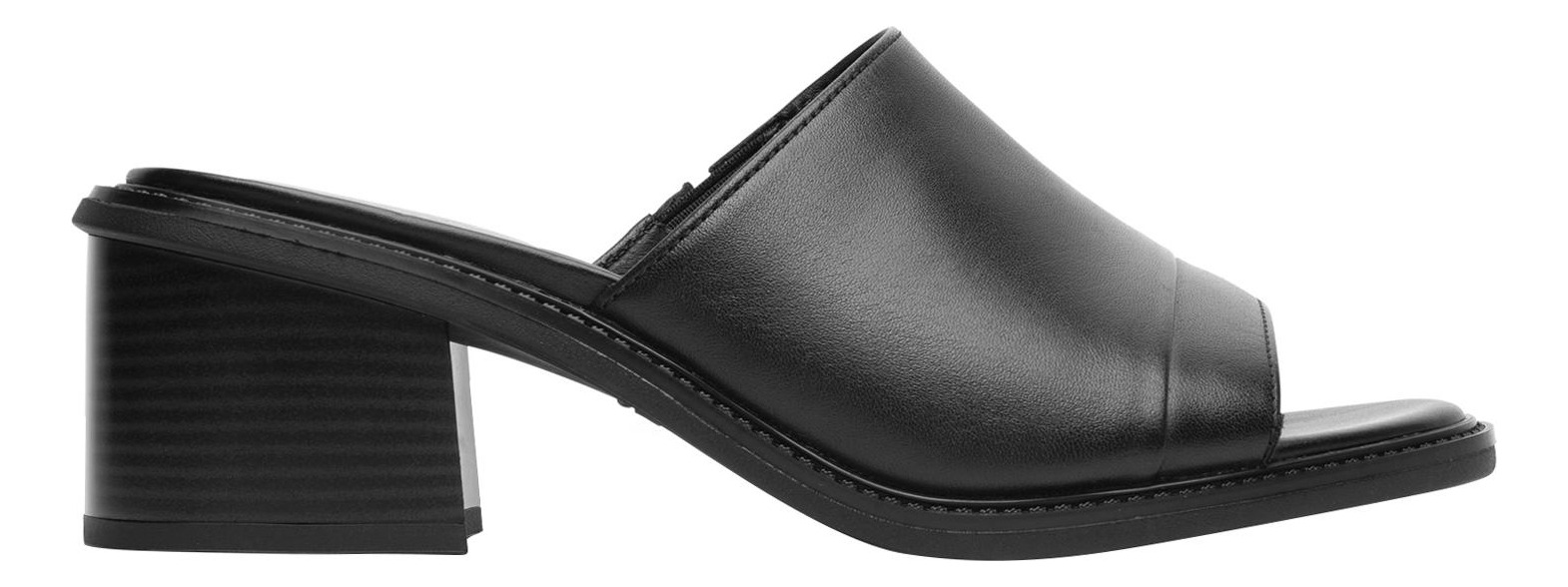 SANDALIAS MUJER FLEXI CUERO NEGRO ITACARE 128403 - 1