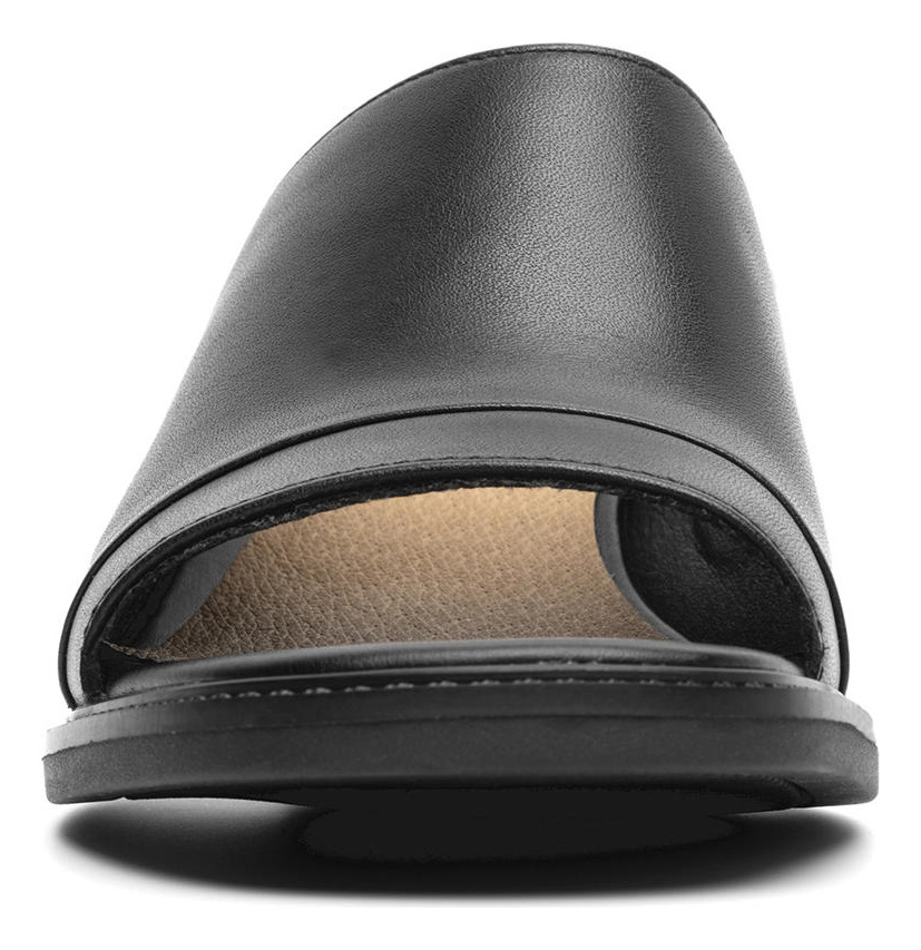SANDALIAS MUJER FLEXI CUERO NEGRO ITACARE 128403 - 5