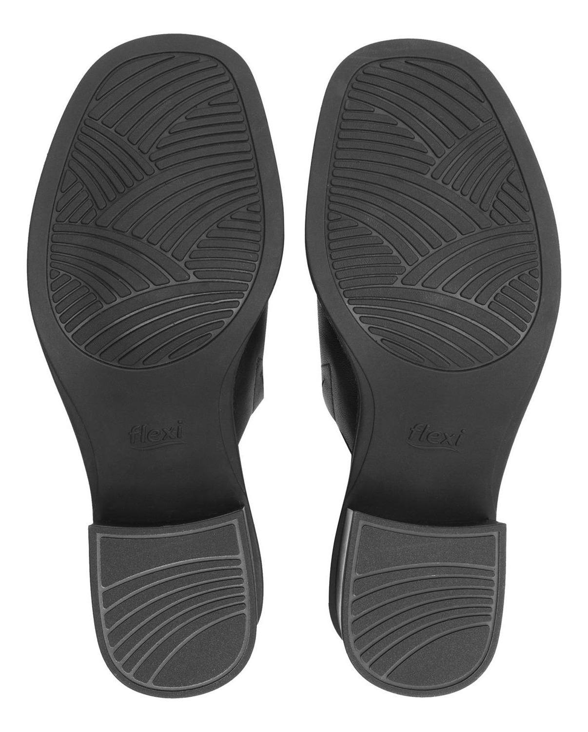 SANDALIAS MUJER FLEXI CUERO NEGRO ITACARE 128403 - 6
