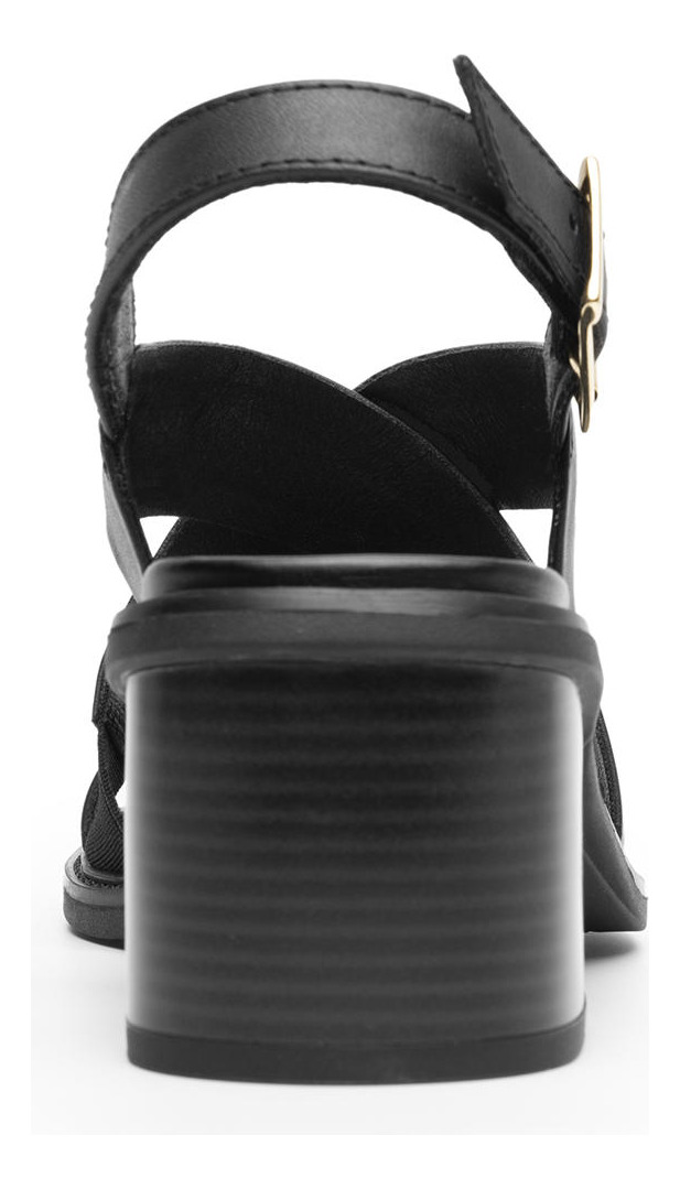 SANDALIAS MUJER FLEXI CUERO NEGRO ITACARE 128404 - 4