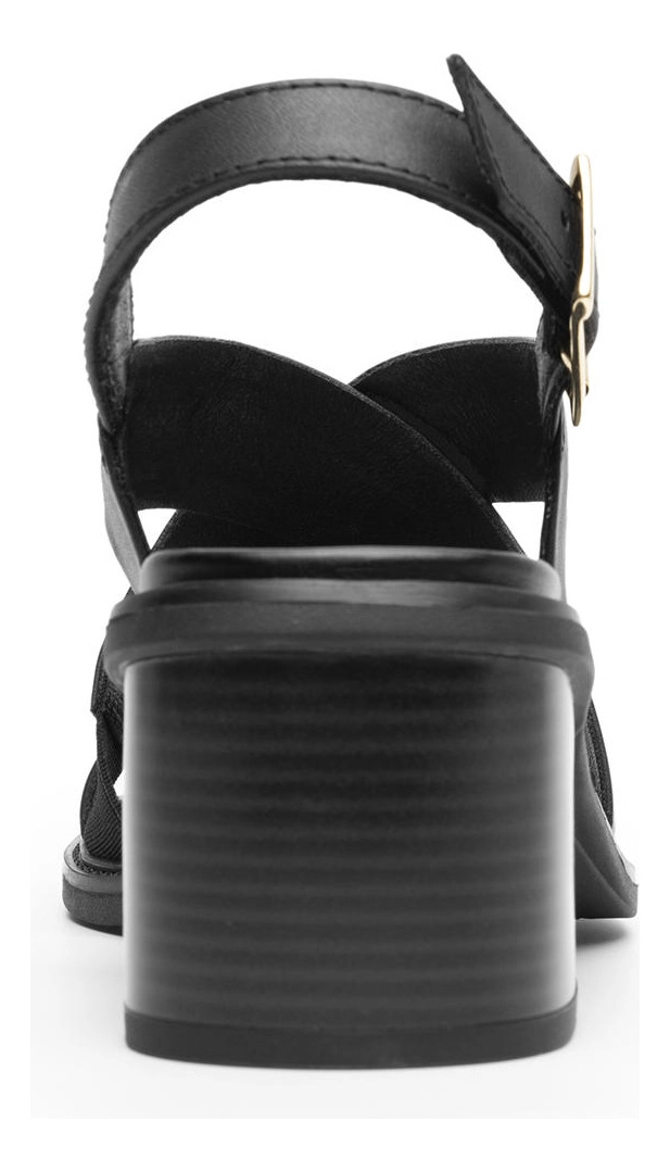 SANDALIAS MUJER FLEXI CUERO NEGRO ITACARE 128404 - 4