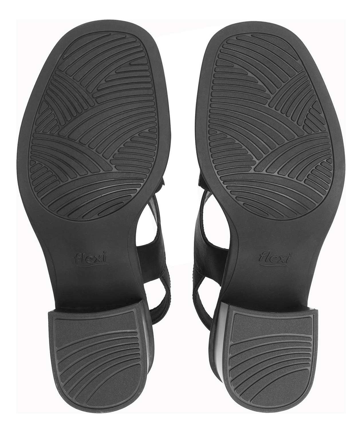 SANDALIAS MUJER FLEXI CUERO NEGRO ITACARE 128404 - 7