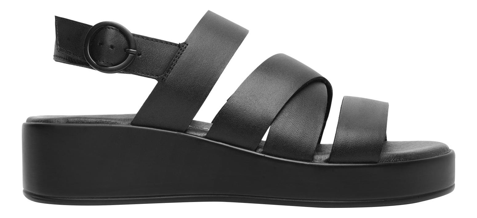 SANDALIAS MUJER FLEXI CUERO NEGRO OLINDA 127904 - 1