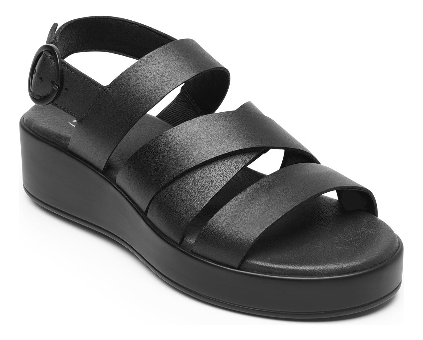 SANDALIAS MUJER FLEXI CUERO NEGRO OLINDA 127904 - 3