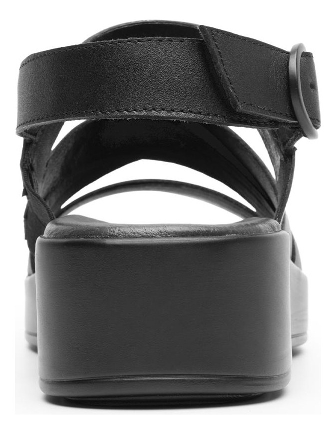SANDALIAS MUJER FLEXI CUERO NEGRO OLINDA 127904 - 8
