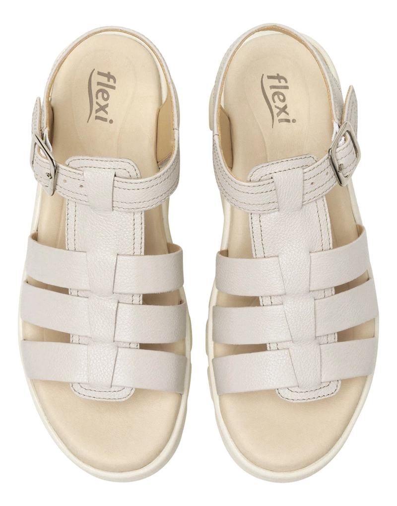 SANDALIA MUJER LEXA 128503 BLANCO MARFIL - 7