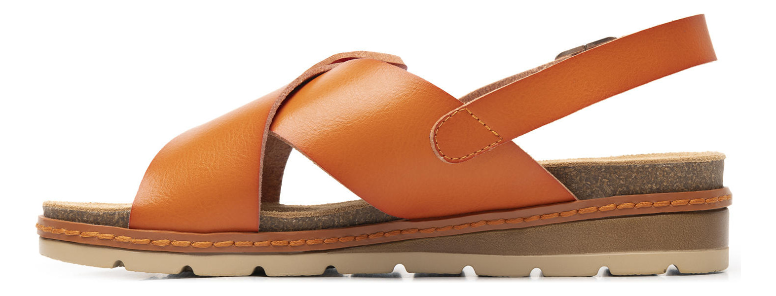 SANDALIAS MUJER FLEXI NARANJO CASSIA 129501 - 3