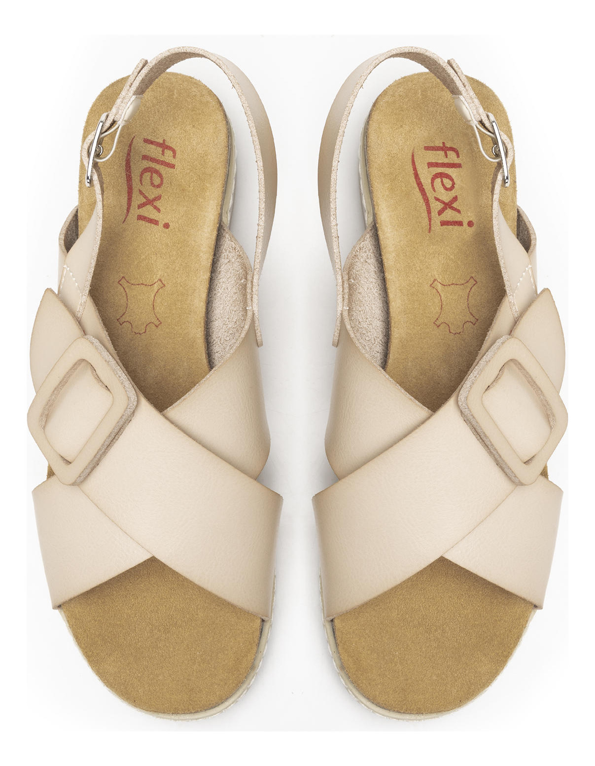 SANDALIAS MUJER FLEXI BLANCO MARFIL CASSIA 129501 - 6
