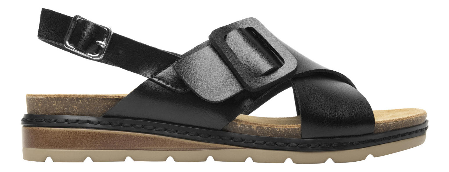 SANDALIAS MUJER FLEXI NEGRO CASSIA 129501 - 1