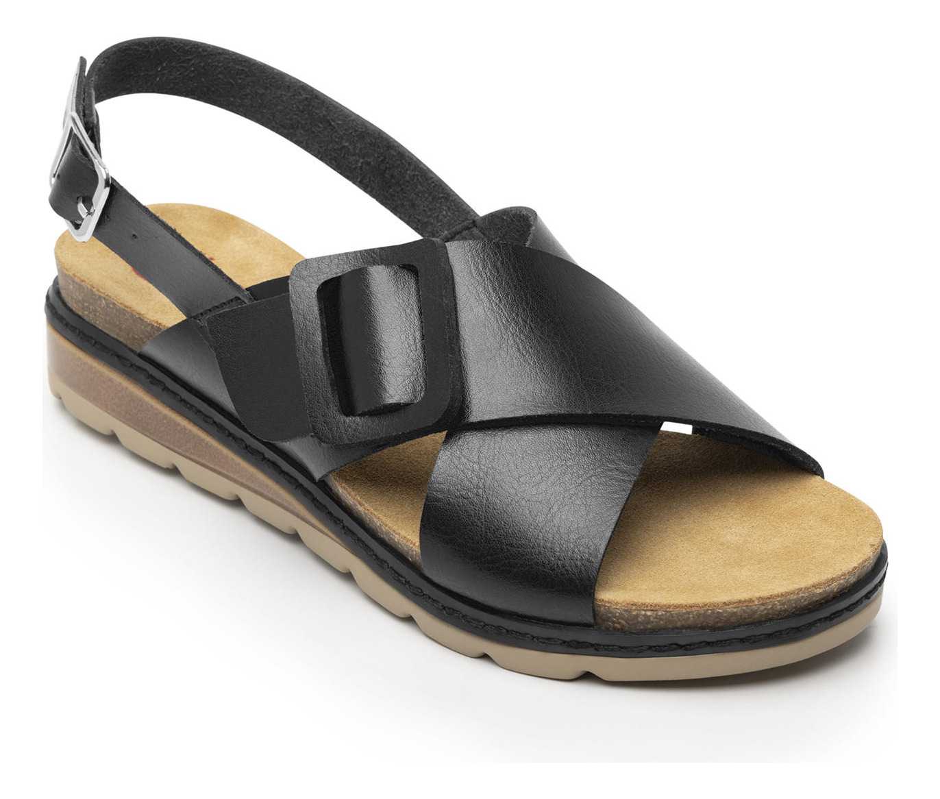 SANDALIAS MUJER FLEXI NEGRO CASSIA 129501 - 2