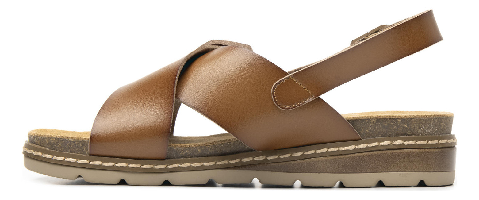 SANDALIAS MUJER FLEXI CAFÉ CASSIA 129501 - 3