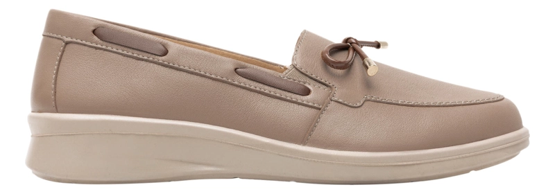MOCASIN MUJER JENELLE 124505 CAFE - 1