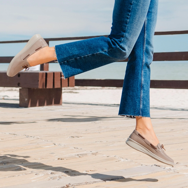 MOCASIN MUJER JENELLE 124505 CAFE - 2