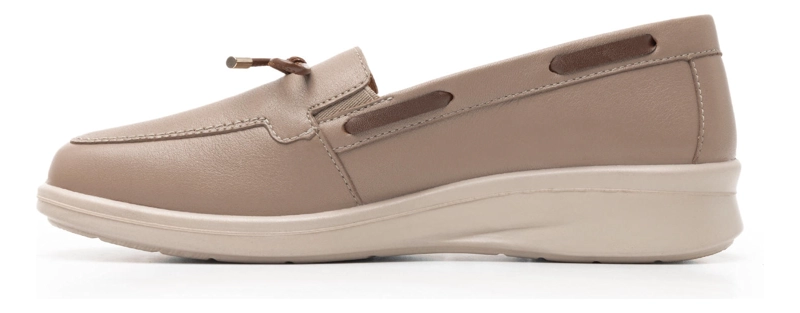 MOCASIN MUJER JENELLE 124505 CAFE - 4